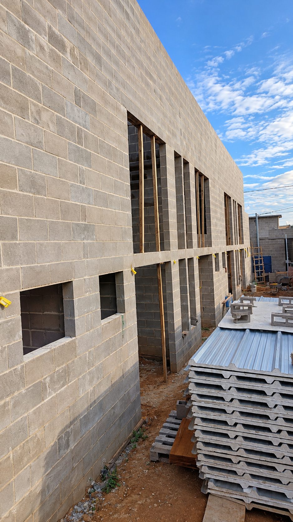 Sala comercial em alvenaria estrutural Hormigon